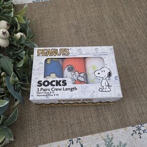 Peanuts Men's Crew Socks - Multicolor Pack